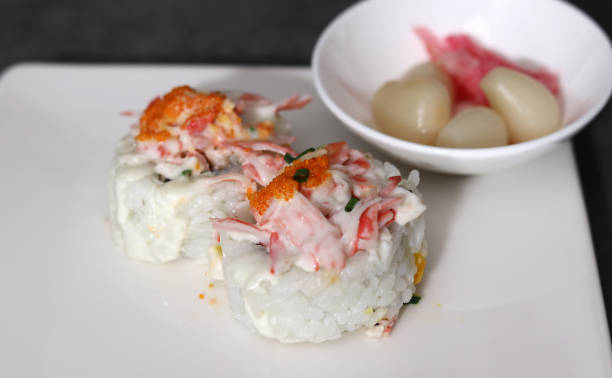 istock Close-up image of roll on a plate. 1721848612