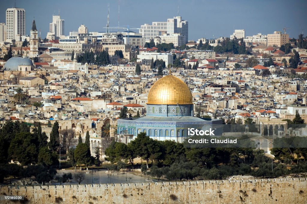 Antigua ciudad de Jerusalén - Foto de stock de Aire libre libre de derechos