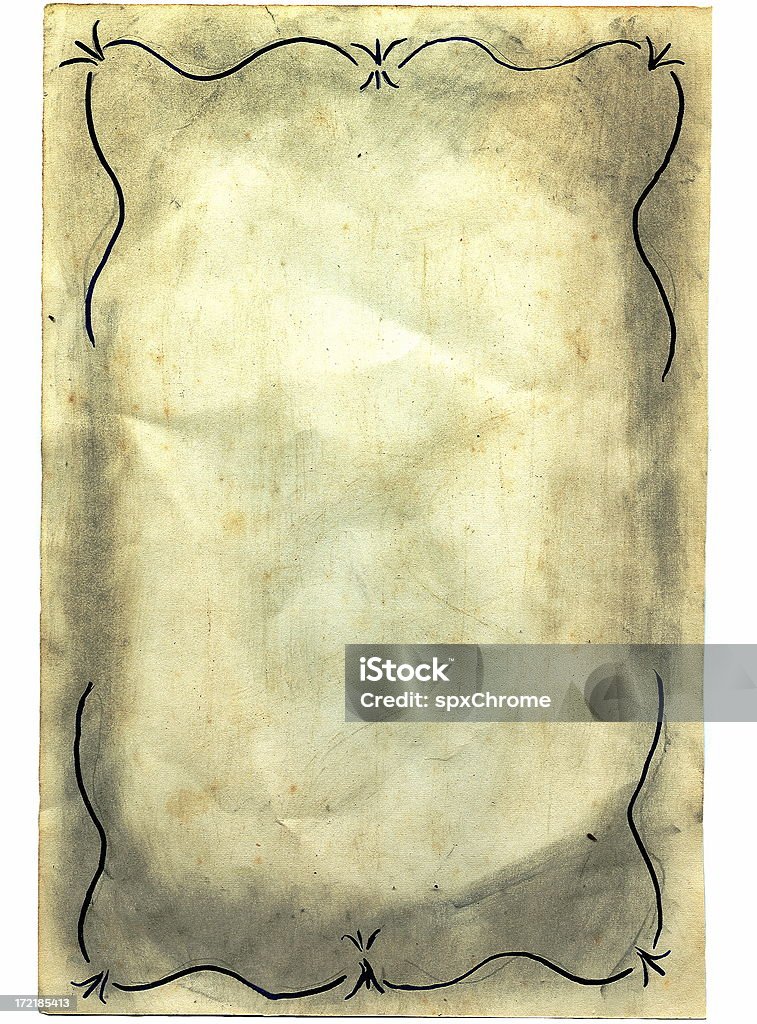 Vintage Stationary Paper Stock Photo - Download Image Now - Abstract,  Antique, At The Edge Of - iStock