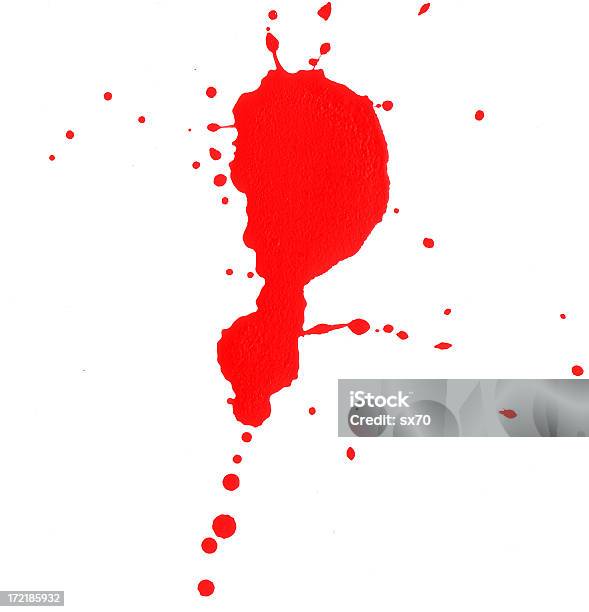 Blood Spot Stock Photo - Download Image Now - Abstract, Blood, Ink