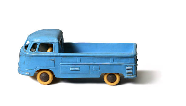 istock Blue Toy Truck on white 172185954