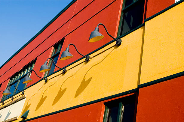 Colourful Building stock photo