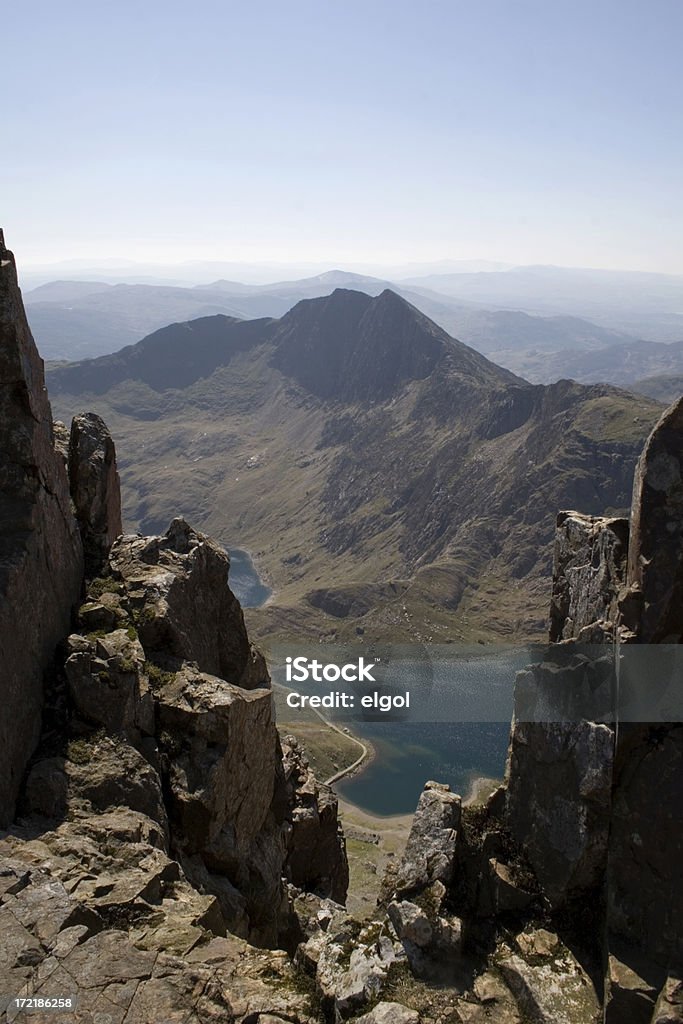 Snowdonia from Crib Gogh "By Mount Snowdon , Wales" Beauty In Nature Stock Photo