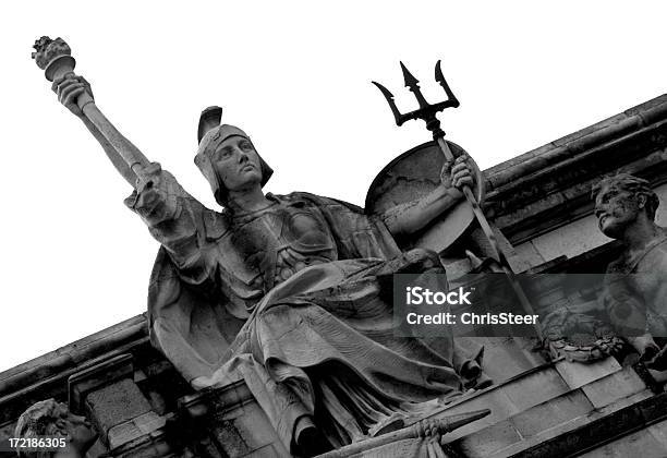 Estátua De Britannia Em Londres Estação De Waterloo - Fotografias de stock e mais imagens de Britannia