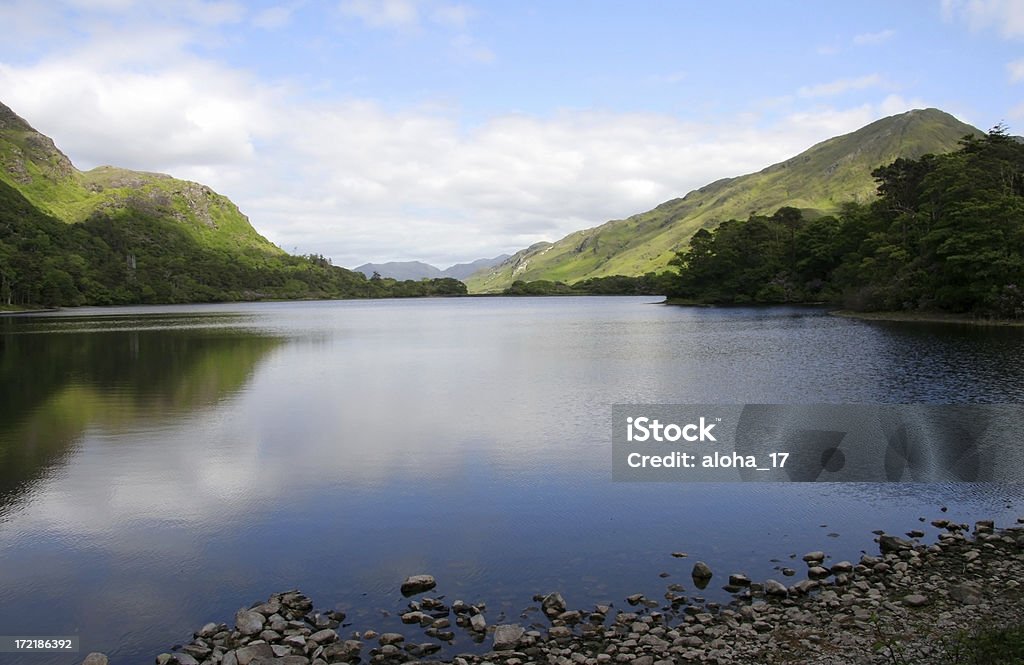 Belo Lago na Irlanda - Royalty-free Cor verde Foto de stock