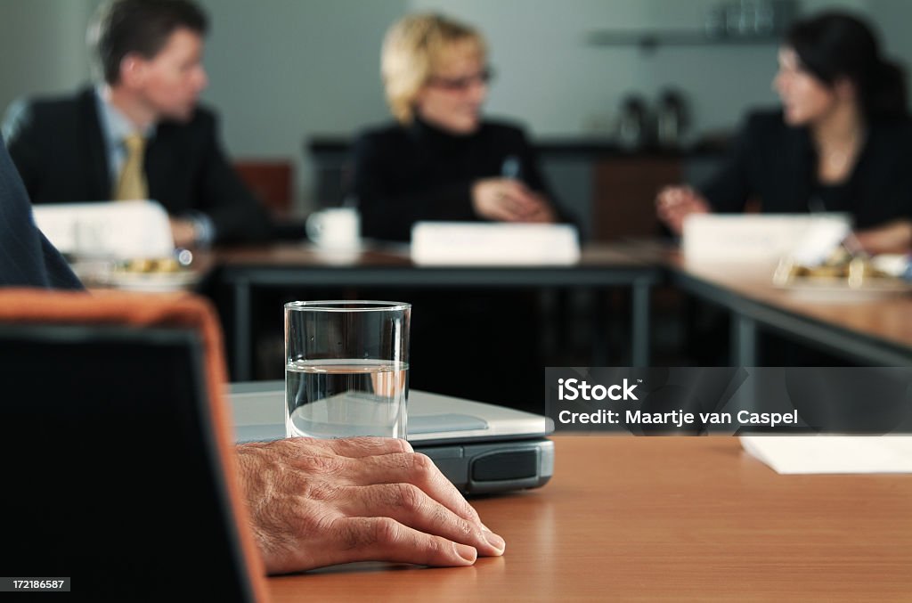 Business-Tagung - Lizenzfrei Trinkglas Stock-Foto