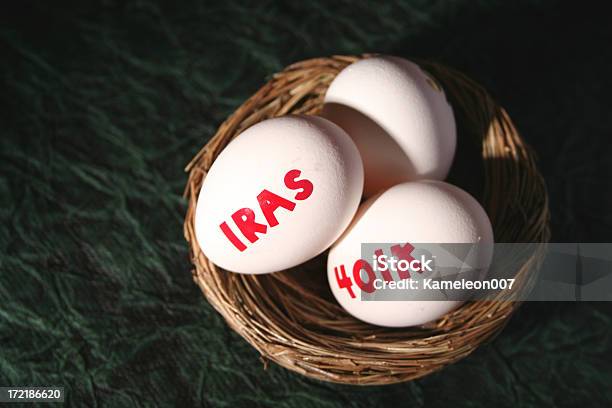 Financial Nest Egg Expressão Inglesa - Fotografias de stock e mais imagens de 401k - Palavra inglesa - 401k - Palavra inglesa, Animal, Comida e Bebida