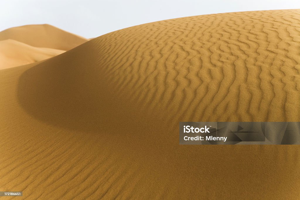 Dunas del desierto de detalle - Foto de stock de Abandonado libre de derechos