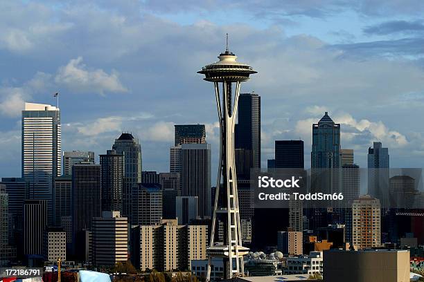 Foto de Seattle e mais fotos de stock de Centro da cidade - Centro da cidade, Cidade, Destino turístico