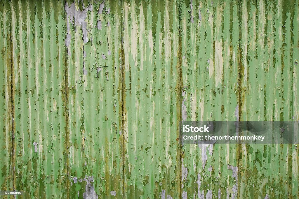 Verde ondulado Metal - Foto de stock de Abstracto libre de derechos