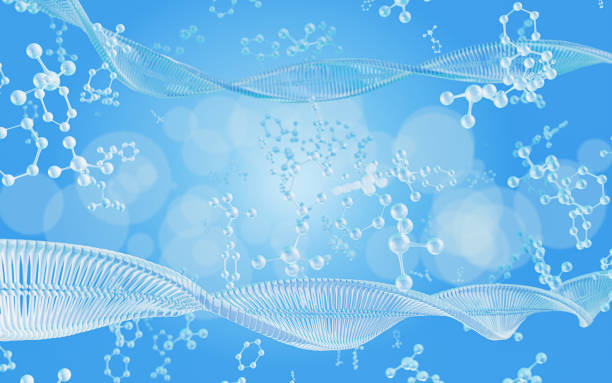 istock beauty serum cosmetic product. bubble serum and molecule background. 1721877812