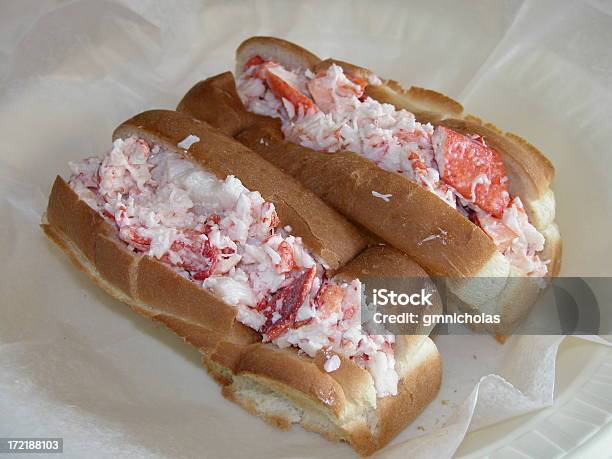 Rotoli Di Aragosta - Fotografie stock e altre immagini di Granchio - Crostaceo - Granchio - Crostaceo, New England - Stati Uniti Orientali, Pane