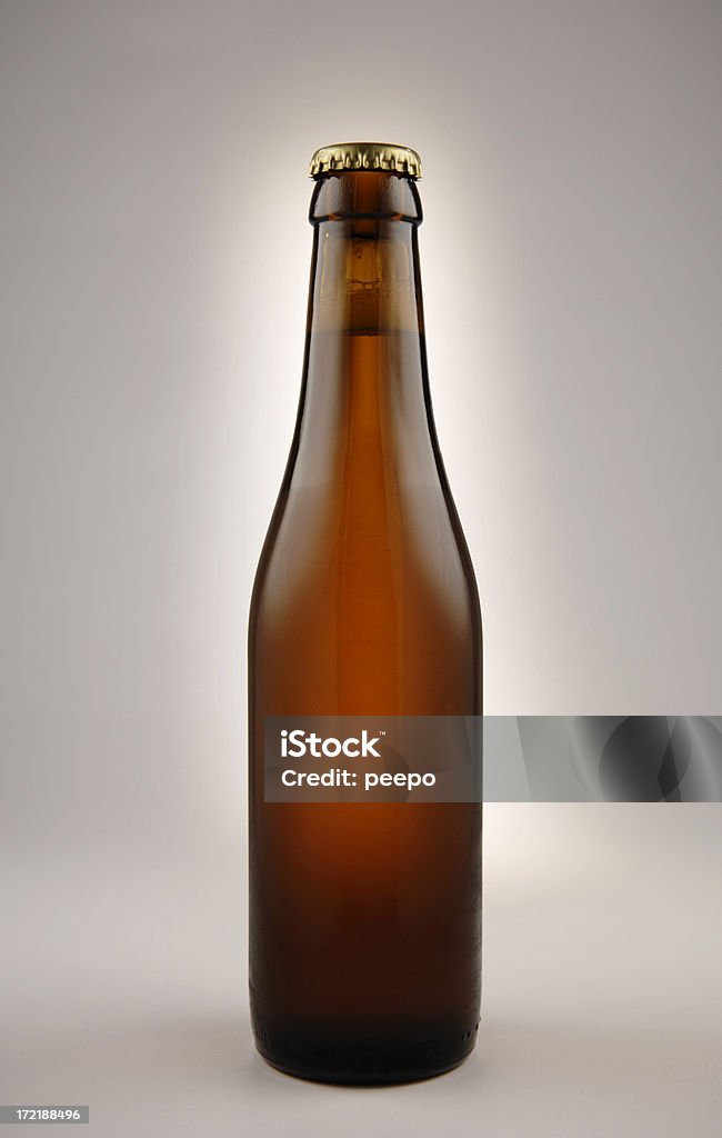 beer series backlit beer bottle Alcohol - Drink Stock Photo