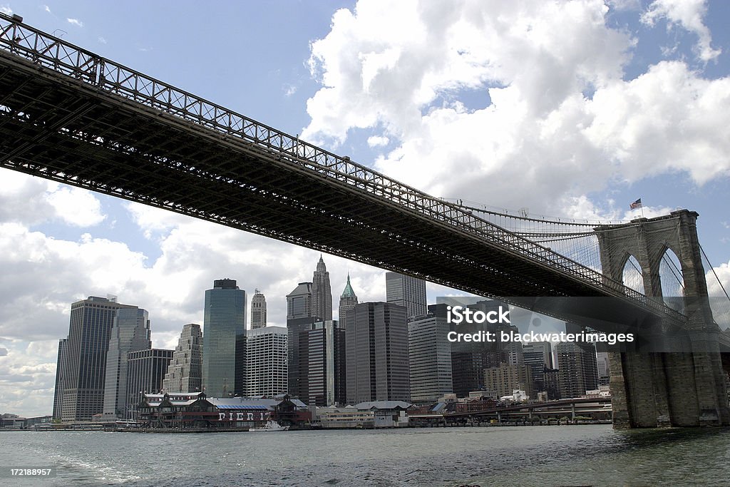 Brooklyn Bridge - Foto de stock de Arame royalty-free