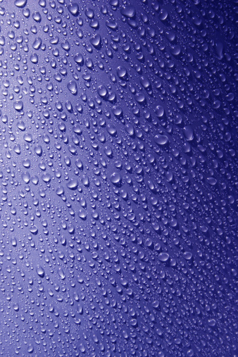 Blue Beads of Rain