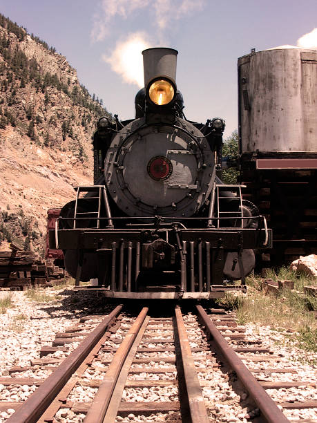 Locomotive (Antiqued Sepia) stock photo