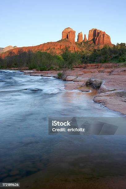 Cathedral Rock Stockfoto und mehr Bilder von Arizona - Arizona, Bach, Erodiert