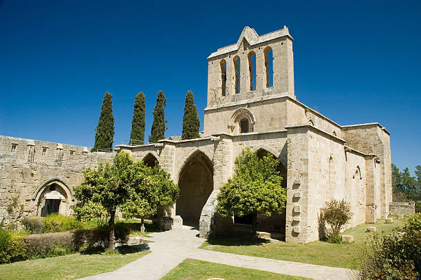 istock Bellapais abbey on a sunny clear day 172189682