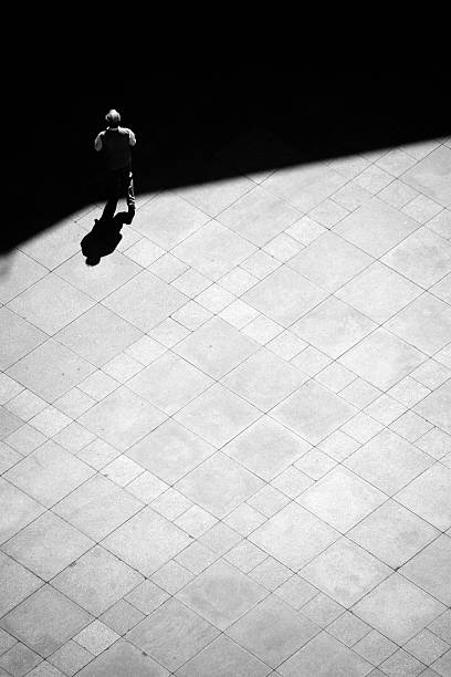 istock Enter in the dark black an white 172189752