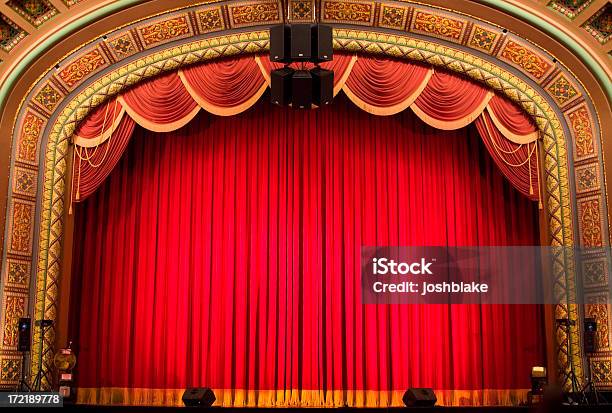 Inside The Theatre Stock Photo - Download Image Now - Theatrical Performance, Stage Theater, Broadway - Worcestershire