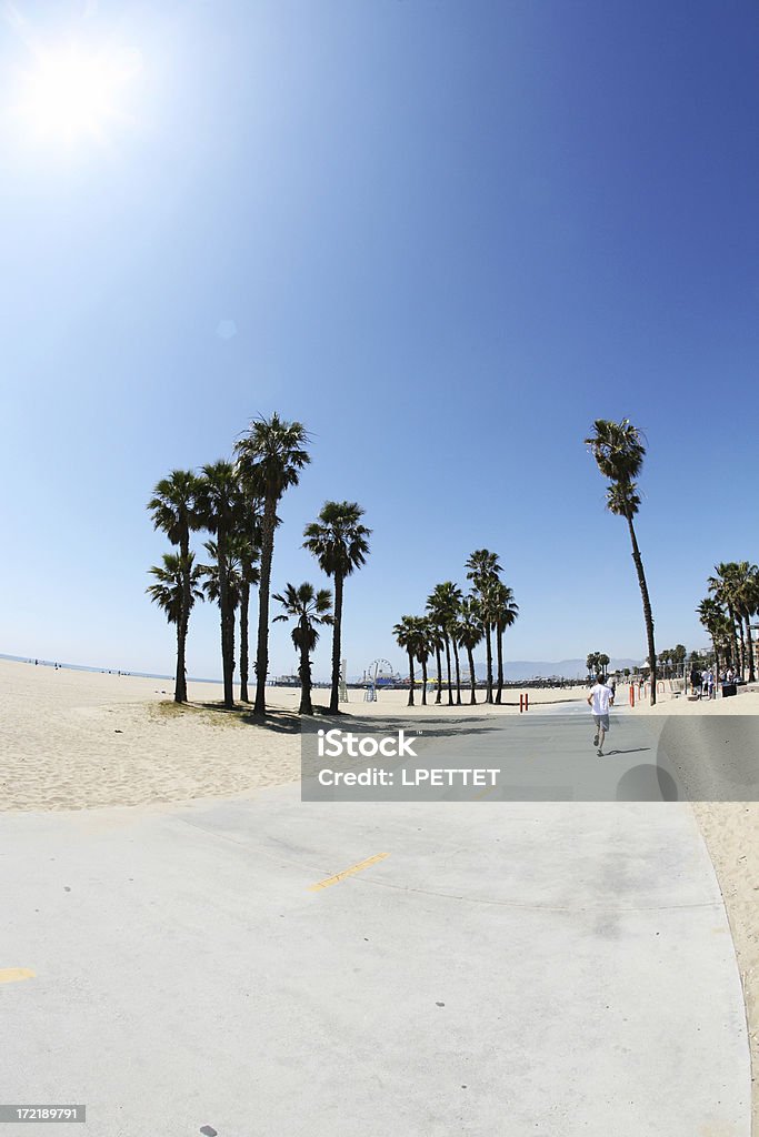 Santa Monica Beach em um Verões quentes dia - Royalty-free Califórnia Foto de stock