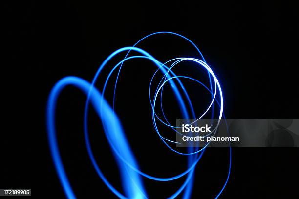 Blaue Spirale Laser Stockfoto und mehr Bilder von Blau - Blau, Farbton, Fotografie