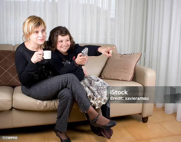 Watching Tv Stock Photo - Download Image Now - Exhibition, Performance, Television Set