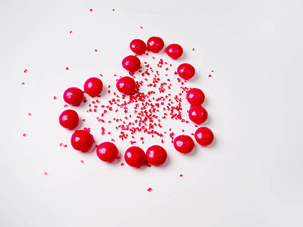 Candy heart stock photo