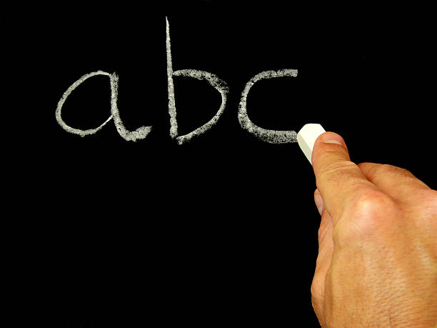 abc почерк 2 - alphabetical order alphabet close to handwriting стоковые фото и изображения