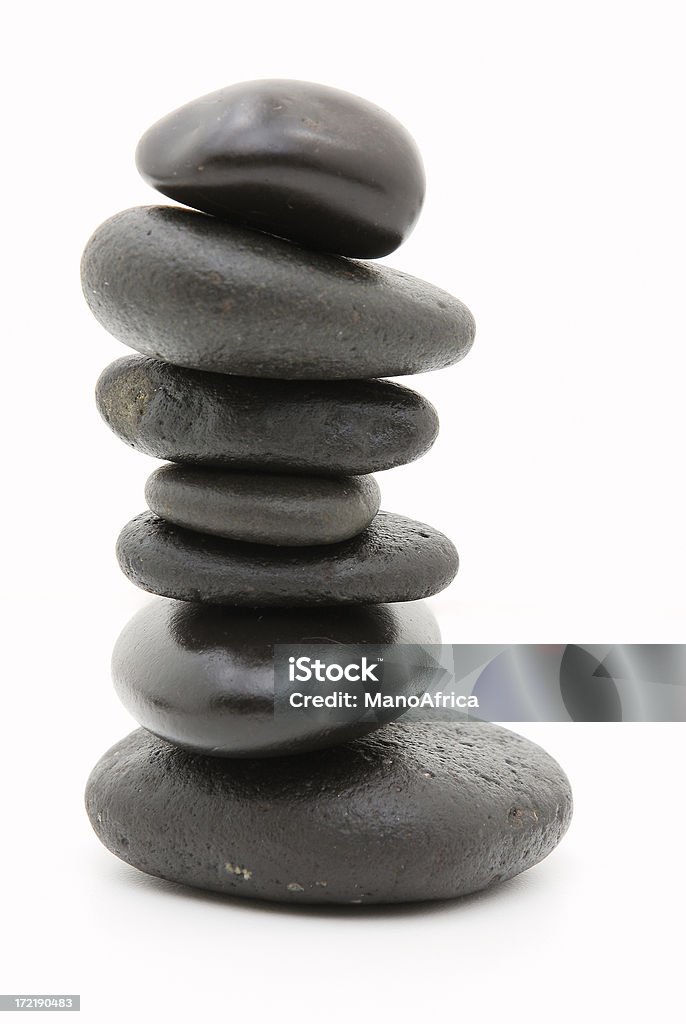 Pila di pietre calde due - Foto stock royalty-free di Armonia