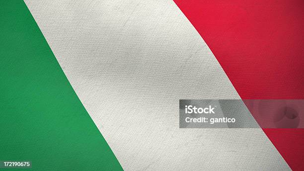 3 D Bandiera Dellitalia - Fotografie stock e altre immagini di Bandiera dell'Italia - Bandiera dell'Italia, Materiale tessile, Arte