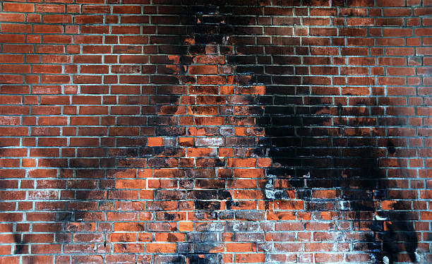 queima de parede - photographic effects individuality fire coal imagens e fotografias de stock