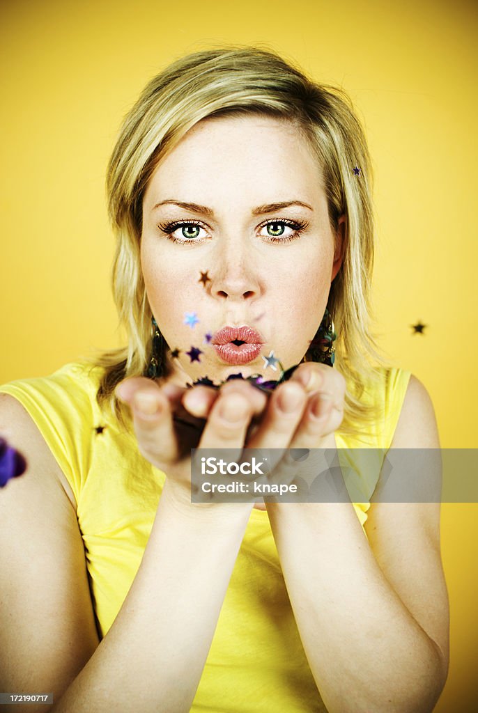 Confeti - Foto de stock de Mujeres libre de derechos