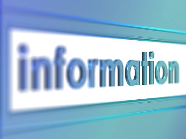 information 3d word "information" information symbol stock pictures, royalty-free photos & images