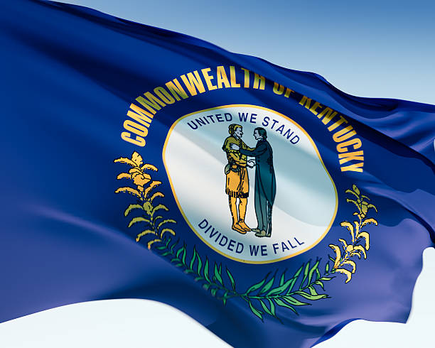 Bandeira de Kentucky - foto de acervo