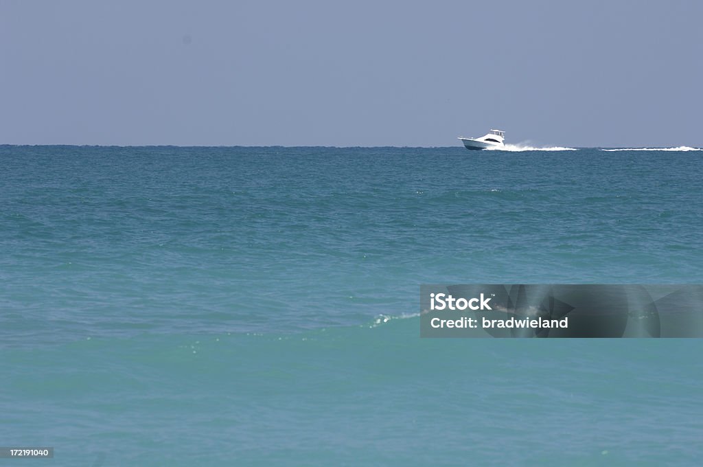 Yacht auf See - Lizenzfrei Blau Stock-Foto