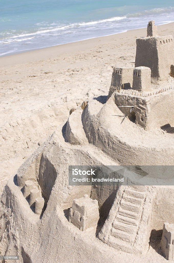 Château de sable - Photo de Architecture libre de droits