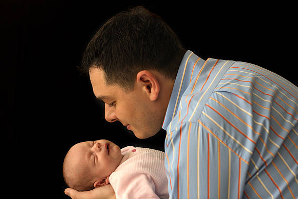 istock Father with newborn baby 172191302