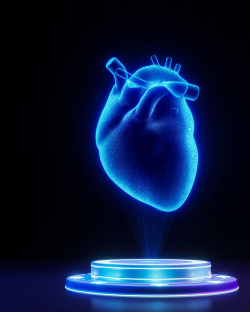istock Projecting Hologram Heart into technology and science 1721914394