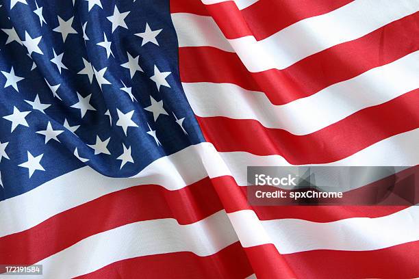 Американский Флаг — стоковые фотографии и другие картинки Американская культура - Американская культура, Без людей, Горизонтальный