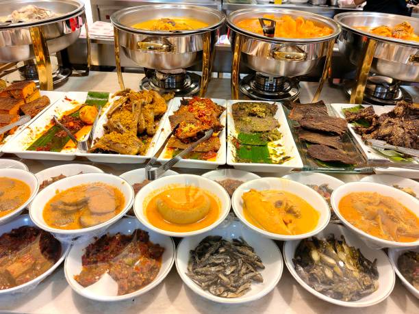 istock Padang food stalls. 1721918597