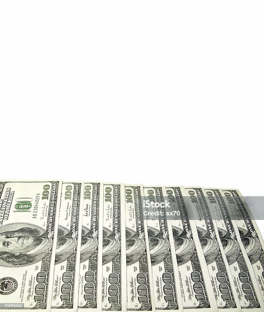 Mil dólares en efectivo - Foto de stock de Billete de banco libre de derechos