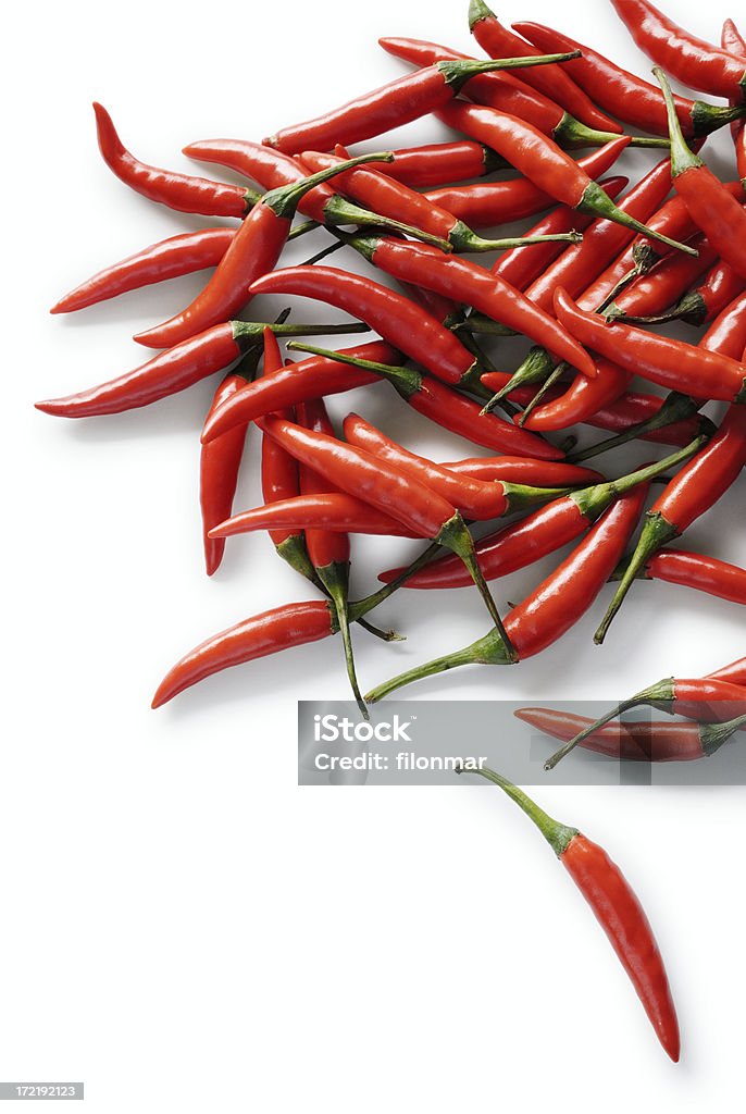 Peperoncini rossi caldi - Foto stock royalty-free di Alimentazione sana