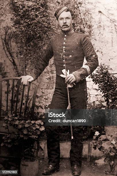 Photo libre de droit de Victorian Soldier banque d'images et plus d'images libres de droit de Portrait - Image - Portrait - Image, Métier de l'armée, Style victorien