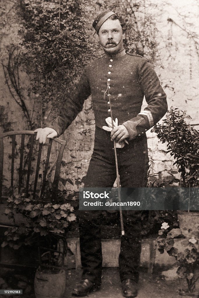 solider vittoriano - Foto stock royalty-free di Ritratto