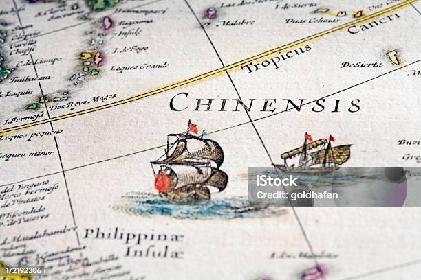 Chinesisches Meer Stock Vektor Art und mehr Bilder von 18. Jahrhundert - 18. Jahrhundert, China, Fotografie