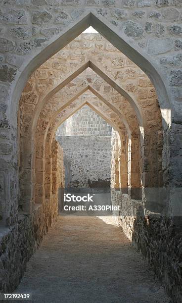 Arabic Arches Stock Photo - Download Image Now - Alley, Ancient, Arabic Script