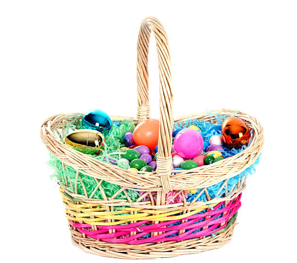 Easter Basket stock photo