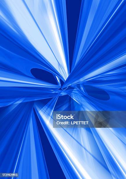 Blu Vortice Sistema - Fotografie stock e altre immagini di Astratto - Astratto, Blu, Composizione verticale