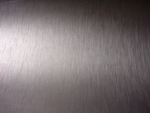 Closeup of an aluminum texture.